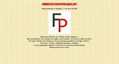 Desktop Screenshot of festejospopulares.net