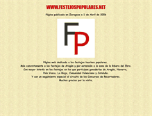 Tablet Screenshot of festejospopulares.net